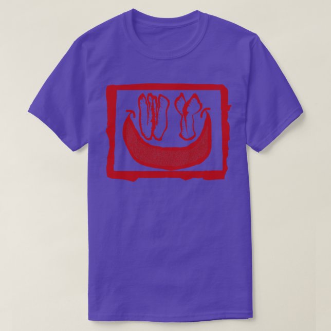 Camiseta Grunge Head Wyoming Smiling Face (Frente do Design)