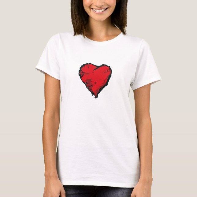 Camiseta Grunge Heart (Frente)