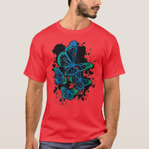 Camiseta Grunge legal gráfico Borboletas Góticas Fairycore