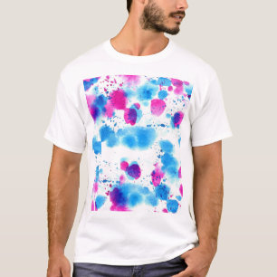 Camiseta Grunge Mantém Textura De Aquarela