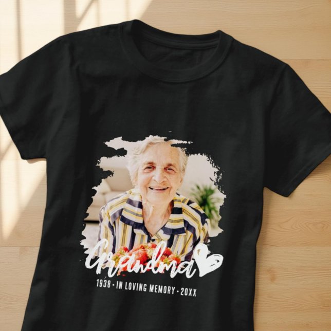 Camiseta Grunge Memorial Funeral Em Memória Adoradora Foto (Criador carregado)
