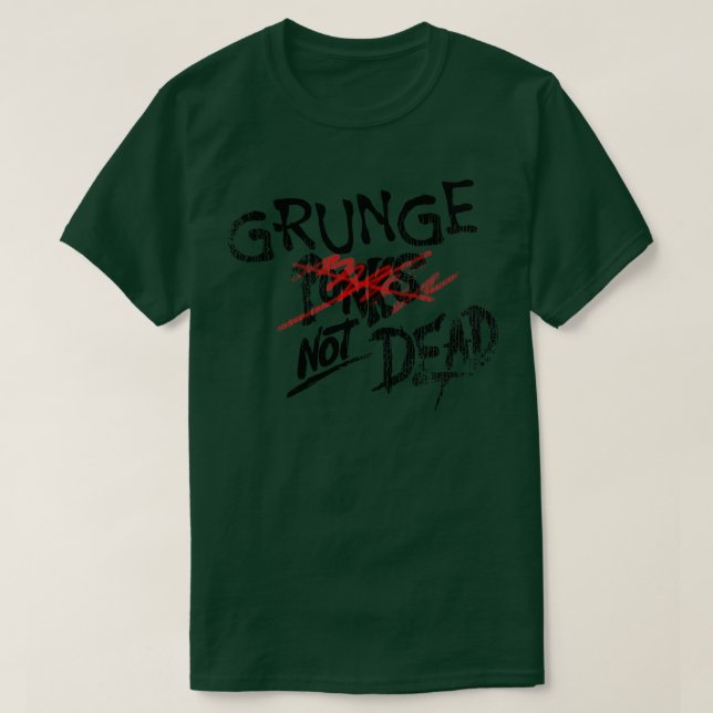Camiseta Grunge Não Morto (Frente do Design)