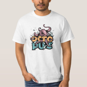 Camiseta Grunge Octopus T-Shirt