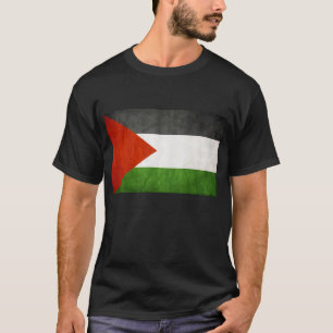 Camiseta Grunge Palestina Flag Men-Shirt