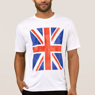 Camiseta Grunge Reino Unido Flag #2