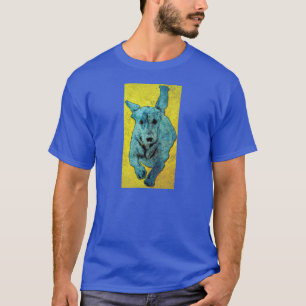 Camiseta Grunge Running do Dachshund do pop art