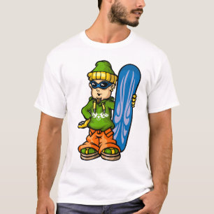 Camiseta Grunge snowboarder