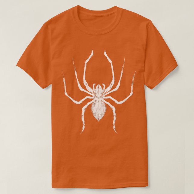 Camiseta Grunge SpiderWhite (Frente do Design)