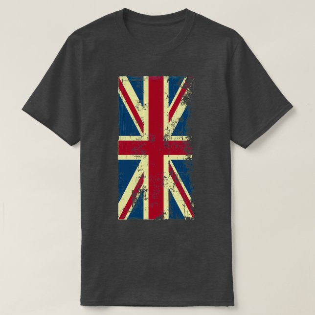 Camiseta Grunge Union Jack (Frente do Design)