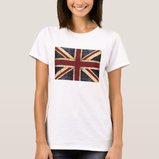 Camiseta Grunge Union Jack - clássico - olhar do vintage