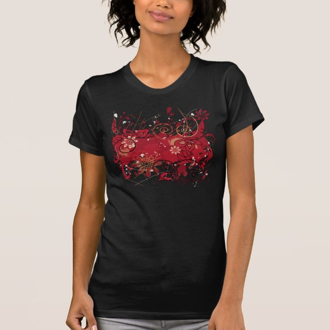 Camiseta grunge vermelho (Frente)
