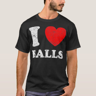 Camiseta Grunge Vestido Estilo Eu Adoro Bolas Prem