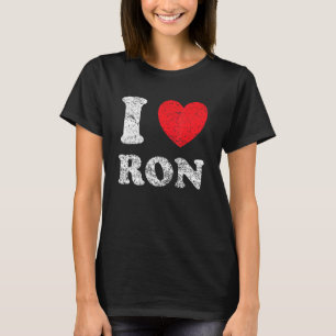 Camiseta Grunge Vestido Estilo Eu Amo Ron