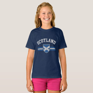 Camiseta Grunge Vestido Olhe Scotland Flag T-Shirt