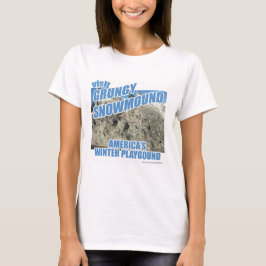 Camiseta Grungy Snowmound Parody Winter Viagem