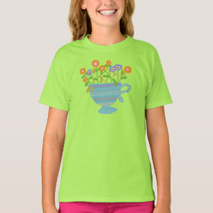 Camiseta Grupo Colorido e Blooms