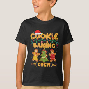 Camiseta Grupo Cookie Baking Team Tripulação Xmas - Grupo d