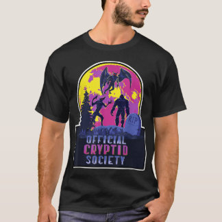 Camiseta Grupo Criptid Supernatural Wolfman Bigfoot Mothman