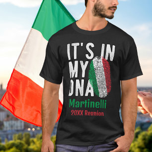 Camiseta Grupo da Família Italiana Personalizada