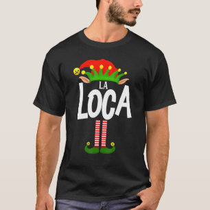 Camiseta Grupo Da Família Soy La Loca Elf Correspondendo E