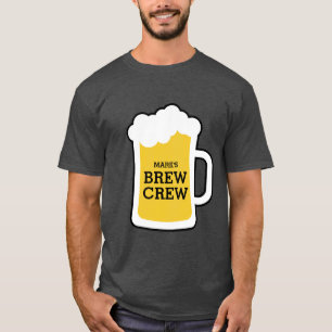 Camiseta Grupo da fermentação dos noivos do despedida de