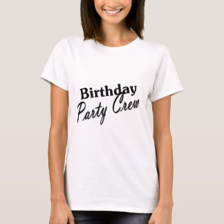 Camiseta Grupo da festa de aniversário