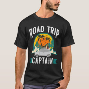 Camiseta Grupo de Acampamento RV do Capitão de Viagem Rodo