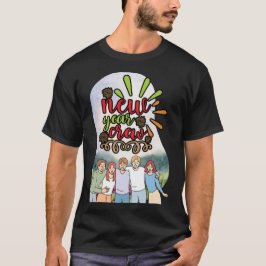 Camiseta Grupo de Amigos da Tripulação de Ano Novo