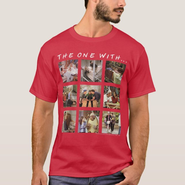 Camiseta Grupo de Amigos Mostre Um Com Painéis de Personage (Frente)