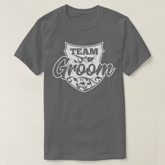 Camiseta Grupo de Bachelores do Grupo JGA Groom 2 (Frente do Design)