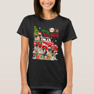 Camiseta Grupo de Cães de Natal Cachorro Elfo Papai Noel Pu