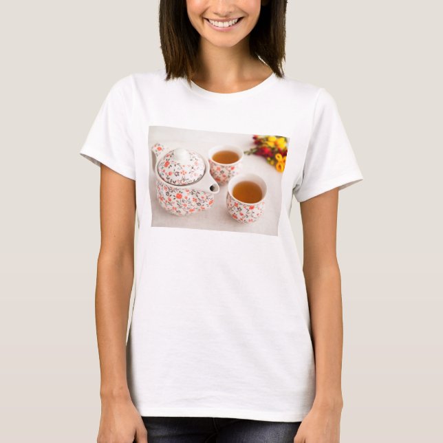 Camiseta Grupo de chá cerâmico (Frente)