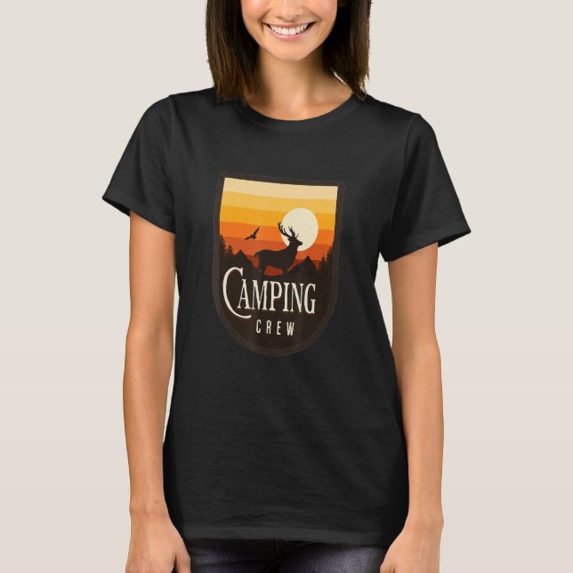 Camiseta Grupo De Combinação De Campos Da Família De Trip D (Frente)