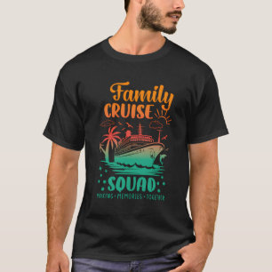 Camiseta Grupo de Combinação de Famílias de Férias de Cruze
