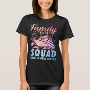 Camiseta Grupo de Combinação de Férias no Esquadrão de Cruz