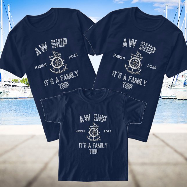 Camiseta Grupo de Combinação Náutica Familiar 2025 (Criador carregado)