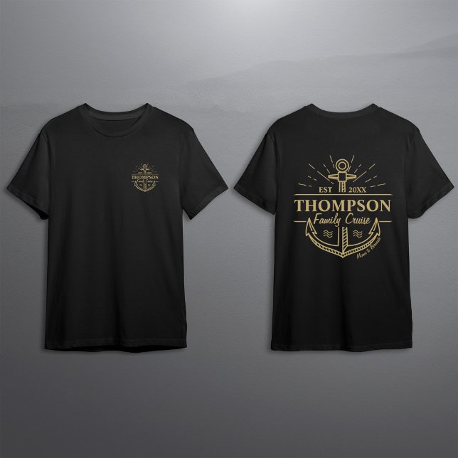 Camiseta Grupo de Correspondência de Família Cruise Squad P (Criador carregado)