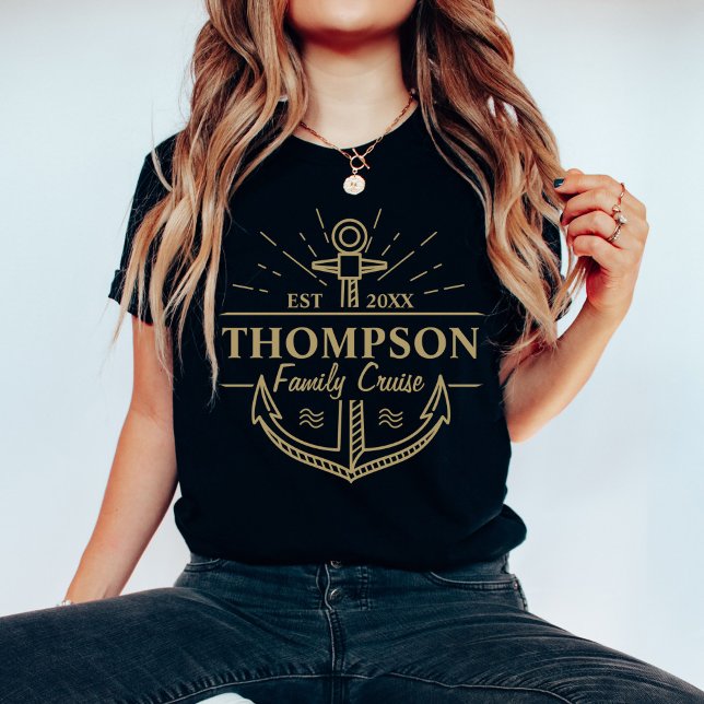 Camiseta Grupo de Correspondência de Família Cruise Squad P (Criador carregado)