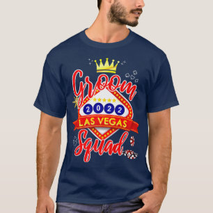 Camiseta Grupo de Despedida de Solteiro em Vegas Casado em