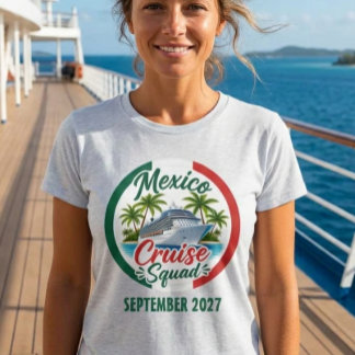 Camiseta Grupo de Embarque de Navio da Equipe de Cruzeiro n