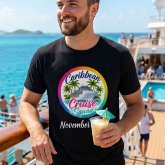 Camiseta Grupo de Embarque no Navio da Equipe de Cruzeiro d