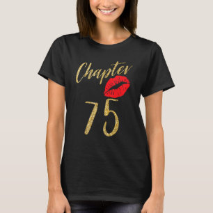 Camiseta Grupo de Equipe de 75 anos de 75 anos de aniversár
