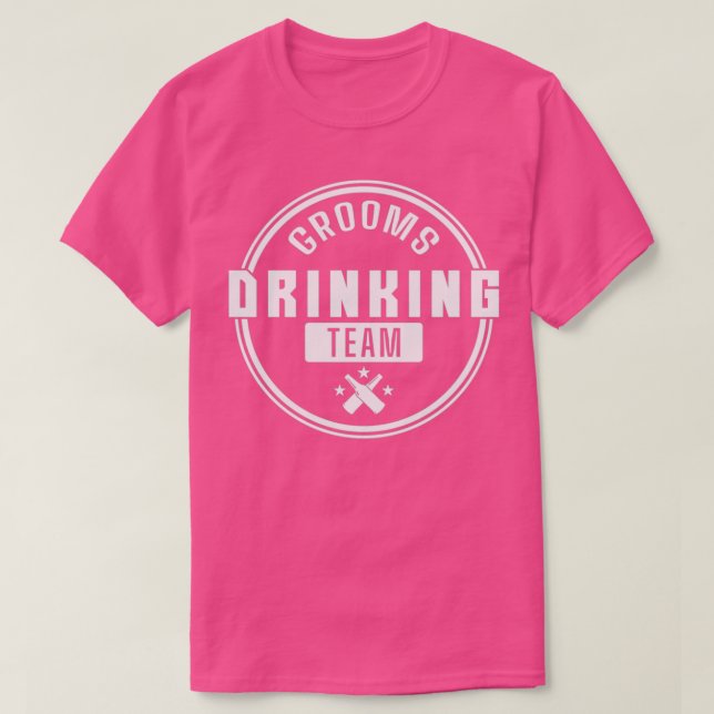 Camiseta Grupo de Equipe do Bebendo (Frente do Design)