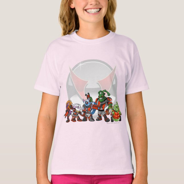 Camiseta Grupo de Estação Espacial do Team Virtupets (Frente)