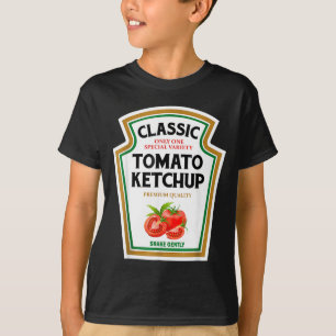 Camiseta Grupo de Fantasia de Halloween DIY Vermelho Chup