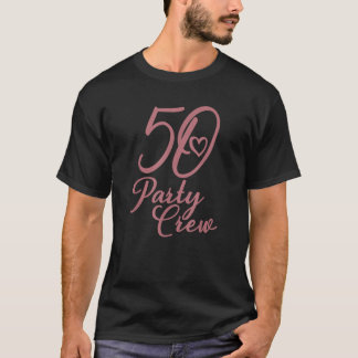 Camiseta Grupo de Festa de 50 Anos para Mulheres