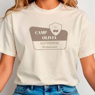 Camiseta Grupo de Festas de casamento de Proposta do Camp B