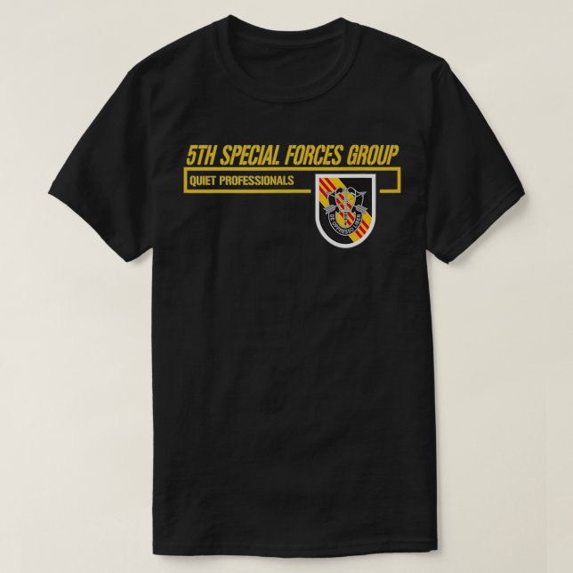 Camiseta Grupo de Forças Especiais de 5 (5 SFG) (Frente do Design)