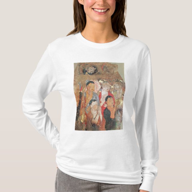 Camiseta Grupo de monges e de Buddha (Frente)