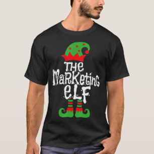Camiseta Grupo de Natal Correspondente à Família Elf mark